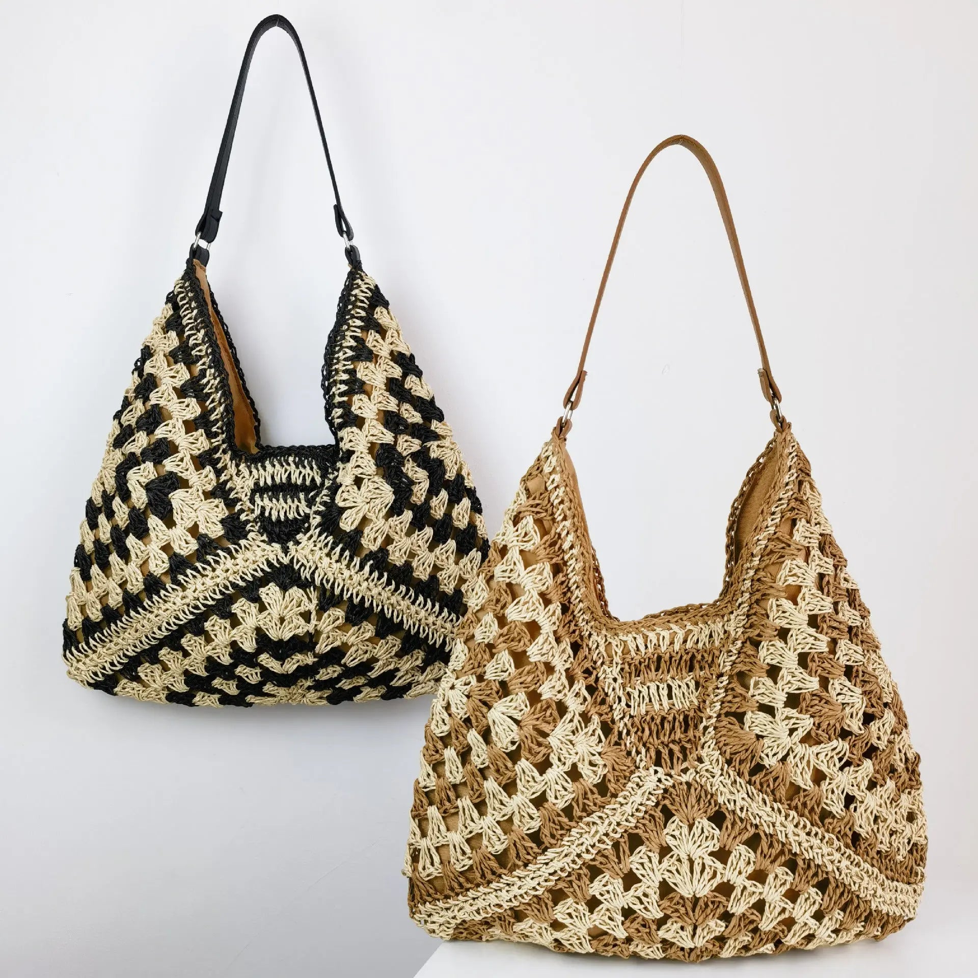 shoulder bag, woven shoulder bag, straw shoulder bag, straw bag, side bag, woven bag, black shoulder bag, shoulder bags for women