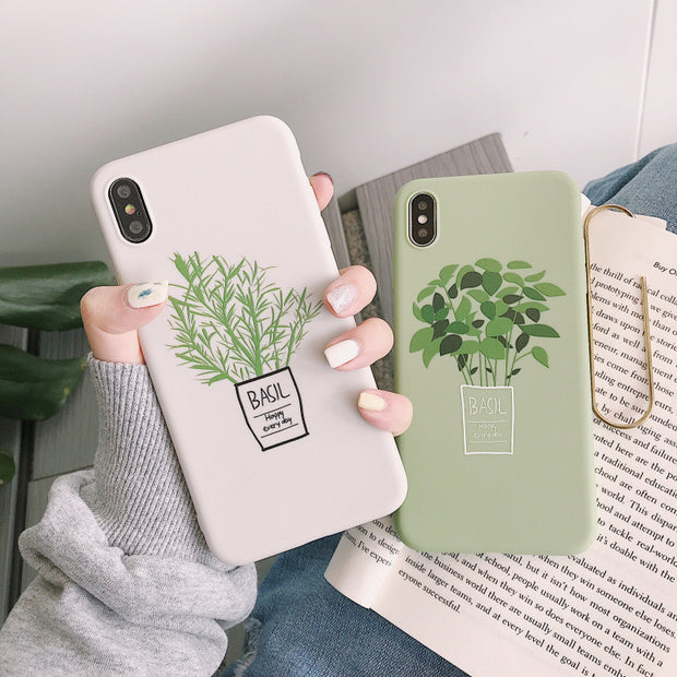 Nature-Inspired Plant Print Phone Case
