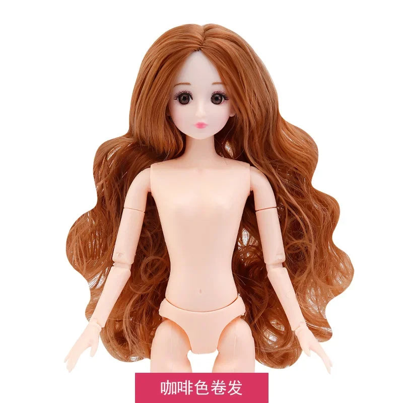 12 inch bjd doll, 1/6 scale bjd doll, 20 jointed bjd doll, 30cm girl toy, bjd doll with curly hair, brown eyes bjd doll, articulated bjd doll, 1/6 scale girl doll, collectible bjd doll, fashion bjd doll, diy bjd doll, realistic bjd doll, poseable bjd doll, cute girl bjd toy, 30cm bjd doll with hair, gift for doll collectors, movable joints bjd doll, 12 inch articulated girl doll, bjd doll with brown eyes, 1/6 scale articulated doll