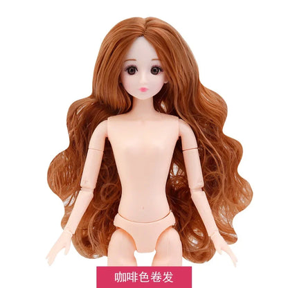 12 inch bjd doll, 1/6 scale bjd doll, 20 jointed bjd doll, 30cm girl toy, bjd doll with curly hair, brown eyes bjd doll, articulated bjd doll, 1/6 scale girl doll, collectible bjd doll, fashion bjd doll, diy bjd doll, realistic bjd doll, poseable bjd doll, cute girl bjd toy, 30cm bjd doll with hair, gift for doll collectors, movable joints bjd doll, 12 inch articulated girl doll, bjd doll with brown eyes, 1/6 scale articulated doll
