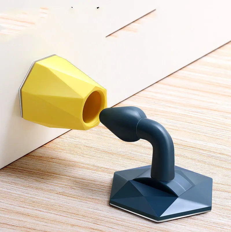 Silicone Suction Door Stopper - Punch-Free