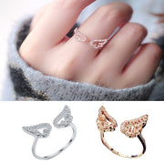 Chic Angel Wings Rings – Glam Accessories