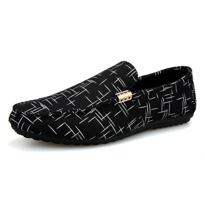 Black Casual Canvas Shoes