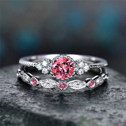 Sparkling Colored Diamond Rings