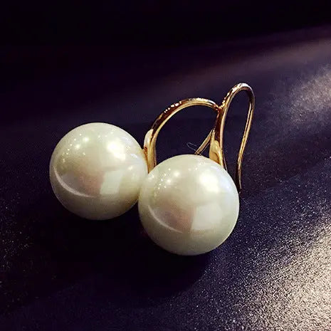 Boucles d'oreilles simples en perles pour femmes