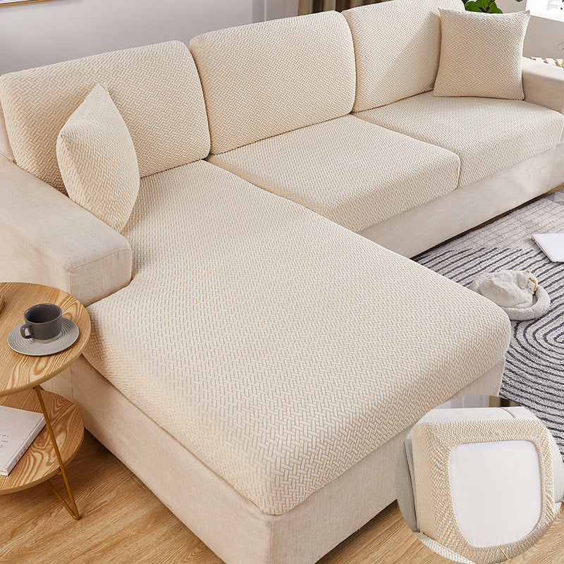 Solid Color Stretch Sofa Cover