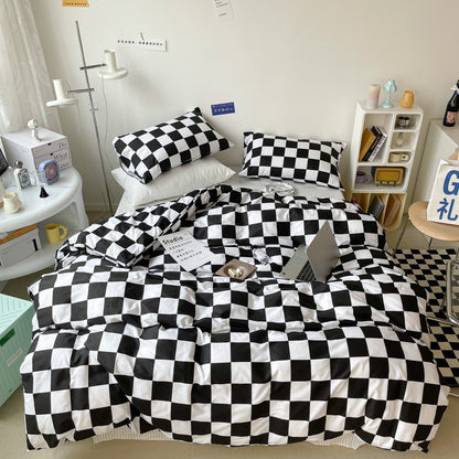 Cotton CheckerboardBed Set
