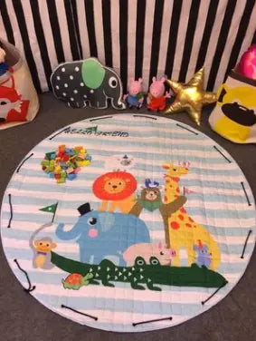 Cotton Car Toy Mat & Storage Bag