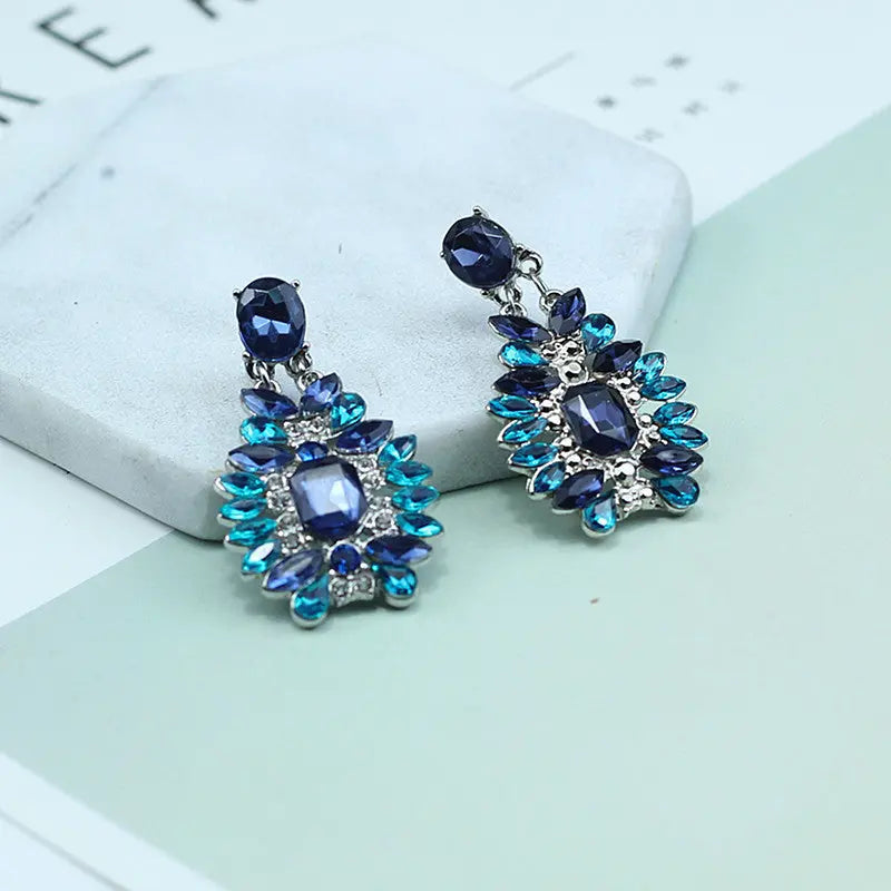 Exquisite Alloy Diamond Women Earrings