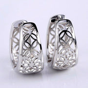 New design fashion earrings silver color jewelry earrings for women