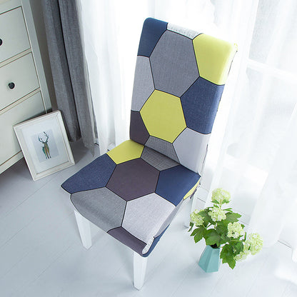 Printed Chair Cover Elastic