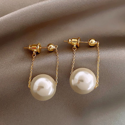 Boucles d'oreilles coréennes en perles géométriques