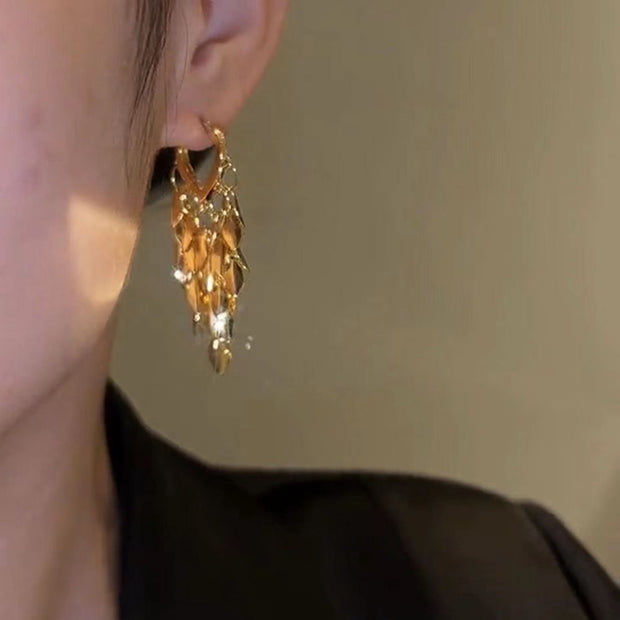 Wheat Tassel Earrings For Women Special-interest Design Fashion