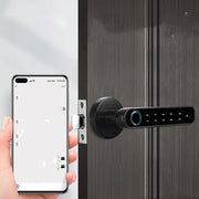 Smart Glass Room Door with Fingerprint & Bluetooth Lock