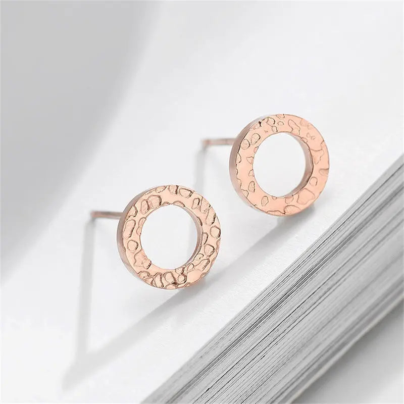 Chic Geometric Stainless Earrings