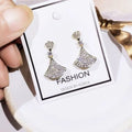 F148 silver earrings