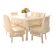 Elegant Coffee Table Cloth & Chair Cushion Set