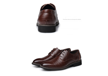 Stylish Men's Leather Dress Shoes