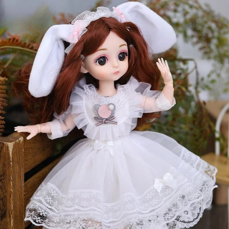 attractive eyes bjd dolls, 30cm anime dolls, multiple movable bjd doll, exquisite anime bjd, collectible 30cm dolls, anime style bjd doll, realistic eyes bjd doll, movable joint anime doll, 30cm fashion bjd doll, exquisite collectible anime doll