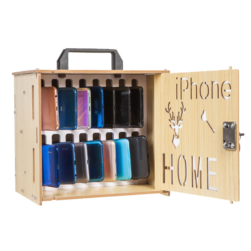 Mobile Phone Storage Box With Lock