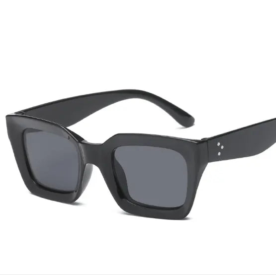 Polygonal Flat Lens Sunglasses