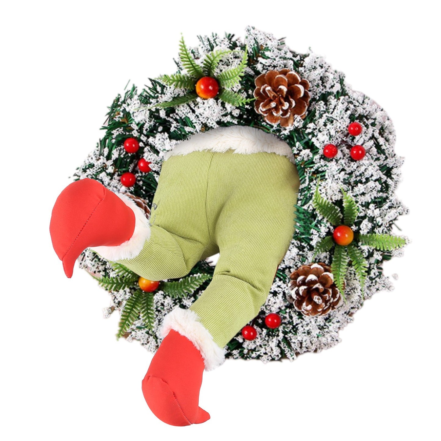 Festive Christmas Thief Wreath Set