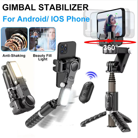 360 rotation gimbal stabilizer, selfie stick tripod for iPhone, 3-axis gimbal stabilizer, smartphone stabilizer tripod, handheld gimbal for iPhone, Bluetooth selfie stick stabilizer, phone tripod with gimbal, vlogging stabilizer for iPhone, portable gimbal tripod, 360 degree phone stabilizer, camera stabilizer selfie stick, iPhone tripod with gimbal, wireless selfie stick stabilizer, smartphone tripod with rotation, video recording stabilizer for iPhone