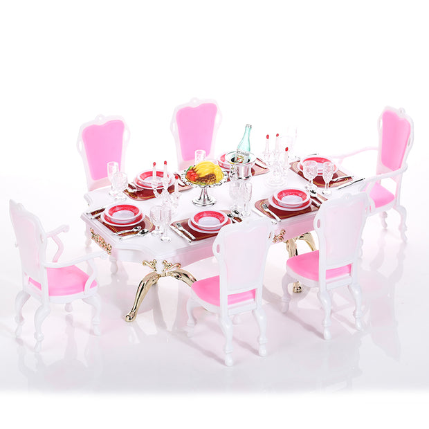 Euro Dining Set: Table & Chairs