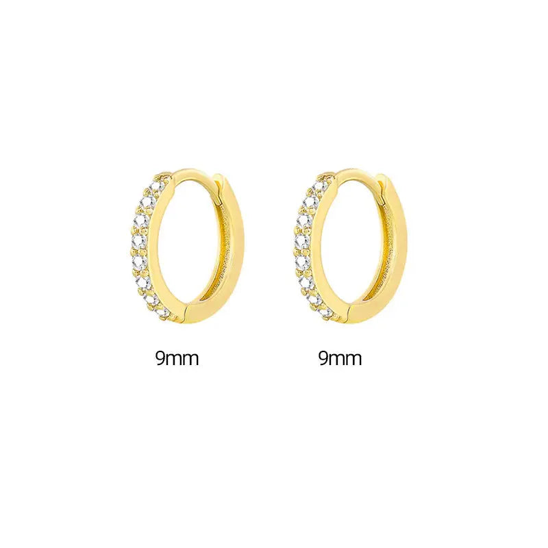 Zircon Gang Drill Earrings - Chic Style