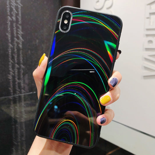 Rainbow Mirror Glitter Bling Laser Case For Xiaomi Redmi Note 9 Pro 9S 8 10S 9T 9A 9C NFC Poco X3 M3