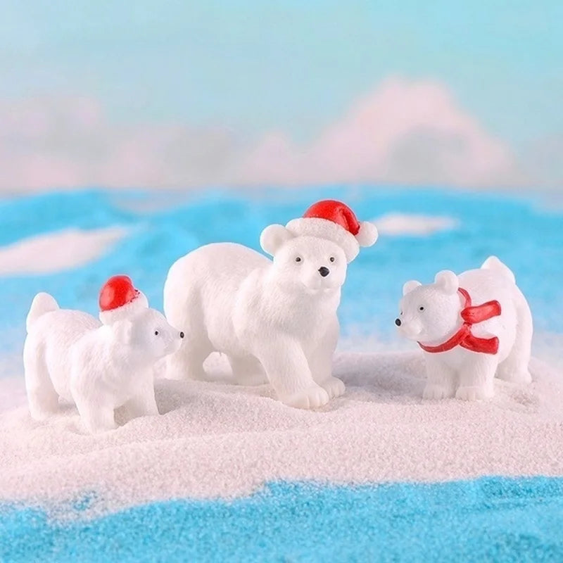 ﻿christmas polar bear, miniature christmas figurines, christmas diy, christmas bear, christmas figurines, christmas diy decor, miniature christmas, polar bear christmas decor, miniature christmas decorations, polar bear decor, christmas decor