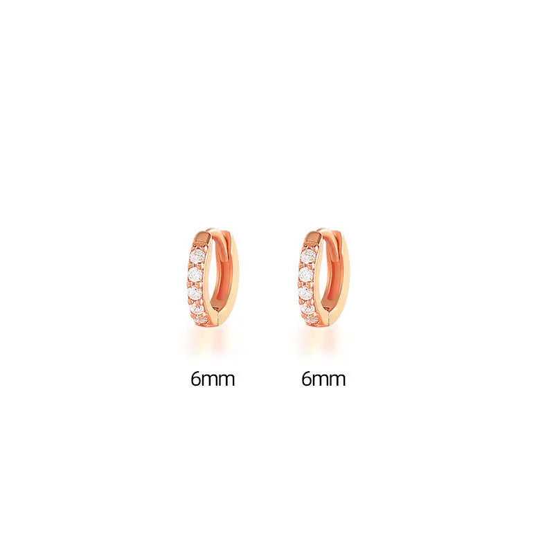 Zircon Gang Drill Earrings - Chic Style