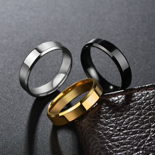 Stainless Steel Couple Rings - Unique Niche Designs