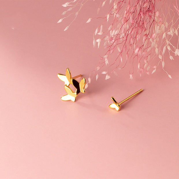 S925 Butterfly Earrings for Women