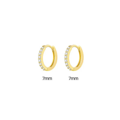 Zircon Gang Drill Earrings - Chic Style