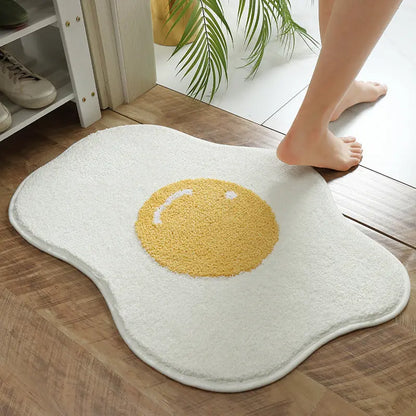 Quirky Egg Welcome Mat