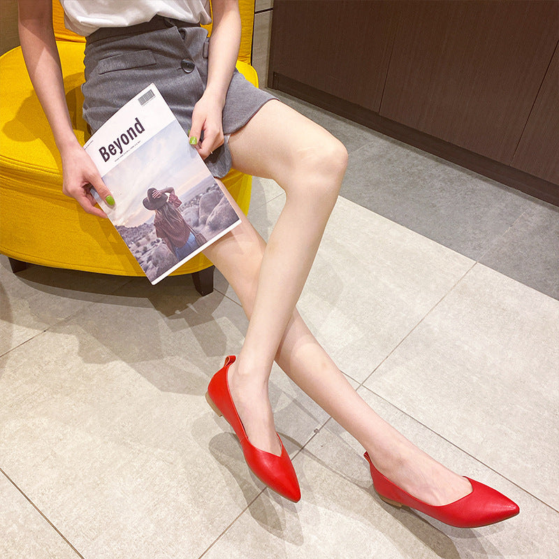 Spring Pointed Flats for Women