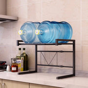 Retractable kitchen microwave rack