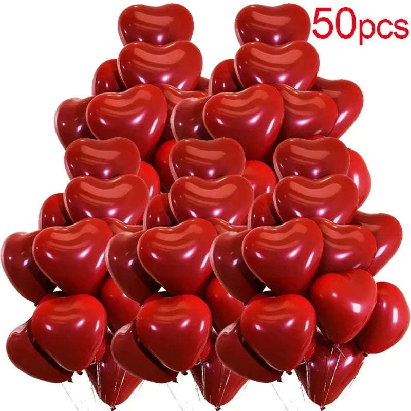 Red Heart Balloons 