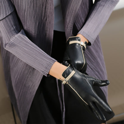 Elegant Leather Gloves for Women