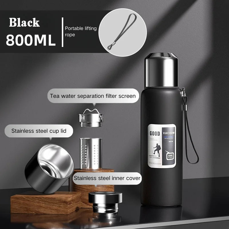 Cold Thermal, Insulated Water Bottle,  Travel Mug, Flask Pot, Stainless Steel Water Bottle