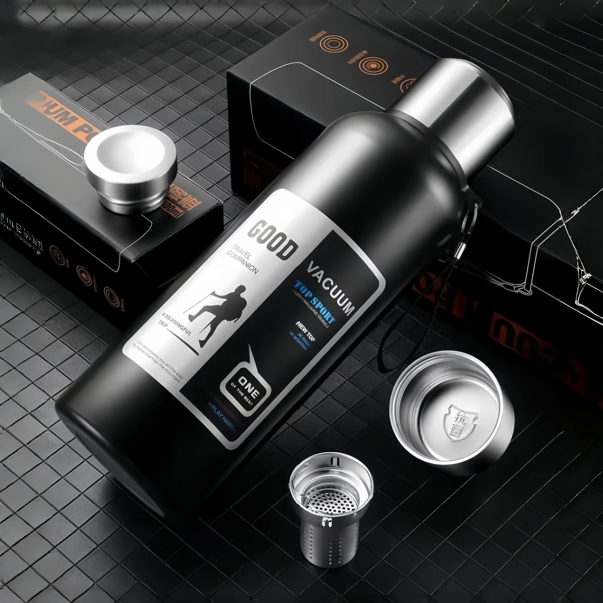 Cold Thermal, Insulated Water Bottle,  Travel Mug, Flask Pot, Stainless Steel Water Bottle