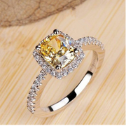 White Gold Wedding Ring Set