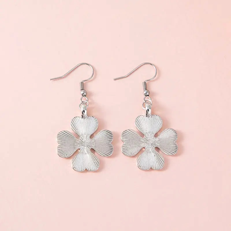 Lucky Clover Pendant Earrings 🍀