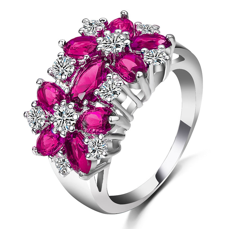Floral Rings Chic Fashion Gift