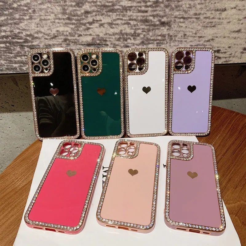 Crystal Diamond Edge Phone Case