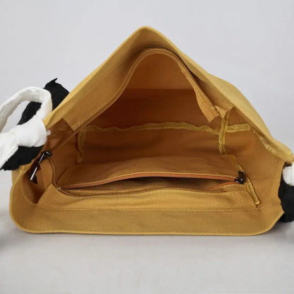 Double Strap Canvas Bag for Shopping & Travel