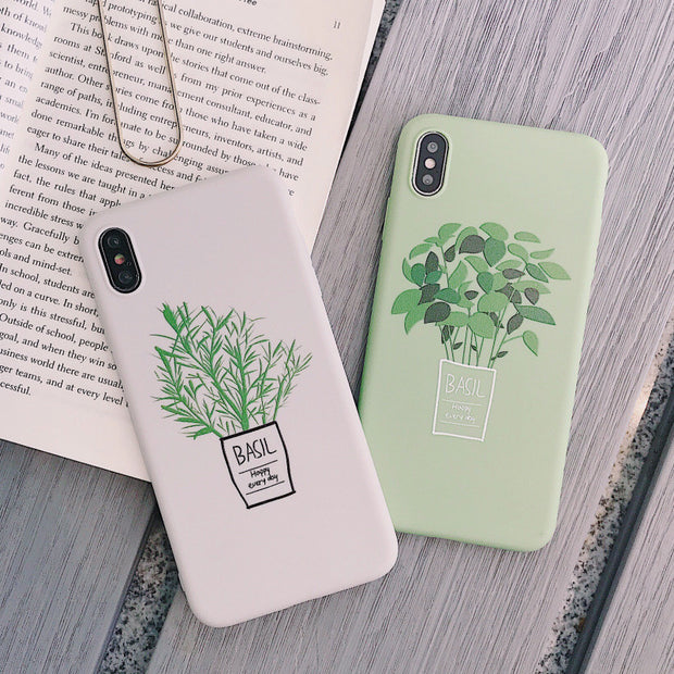 Nature-Inspired Plant Print Phone Case