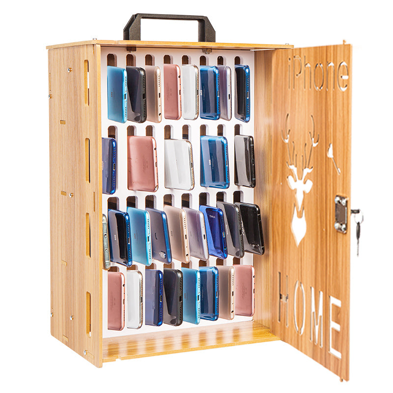 Mobile Phone Storage Box With Lock