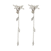 Fashion Crystal Earrings Long Tassels For Women